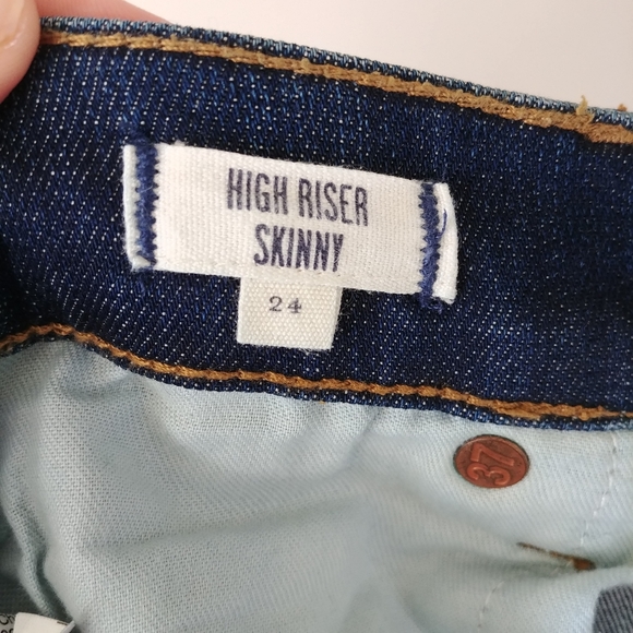Madewell 9" High Riser Skinny Jeans Dayton Wash Size 24 - Picture 10 of 14